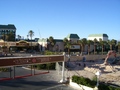 The New Frontier hotel/casino from
the roof of the Wynn parking garage.