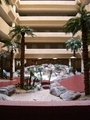 Photo of the atrium of the New Frontier 
hotel/casino.