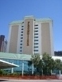 Photo from the north side of the New 
Frontier hotel/casino .