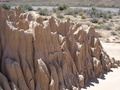 Photograph of some smaller rocks at Cathedral
Gorge State Park