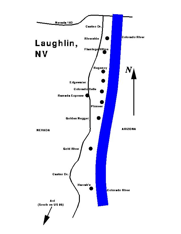 Laughlin, NV Casino Map Goes here